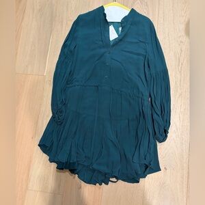 Elegant Teal Women's Dress